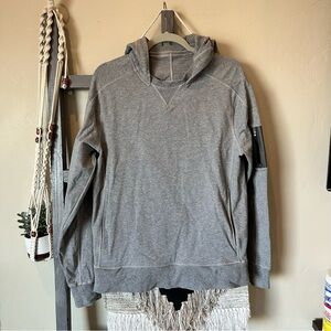 Lululemon Men’s Pullover Hoodie With Arm Zip Pocket Gray Size M